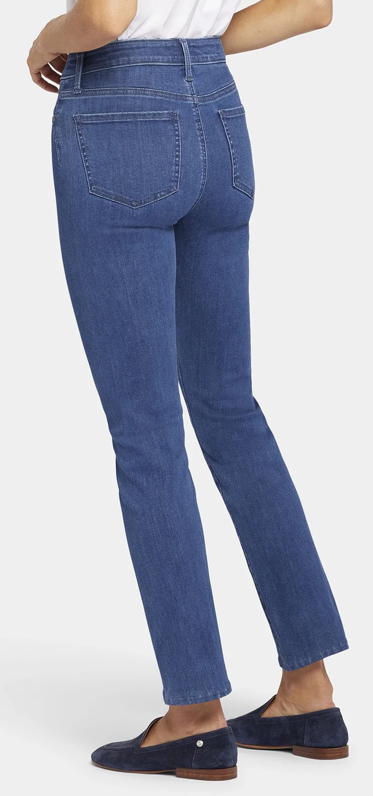 Seamless Sheri Slim Jeans Donkerblauw Premium Denim | Treasured