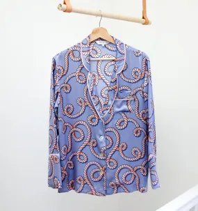 Silk pyjama shirt [Pale Rope]