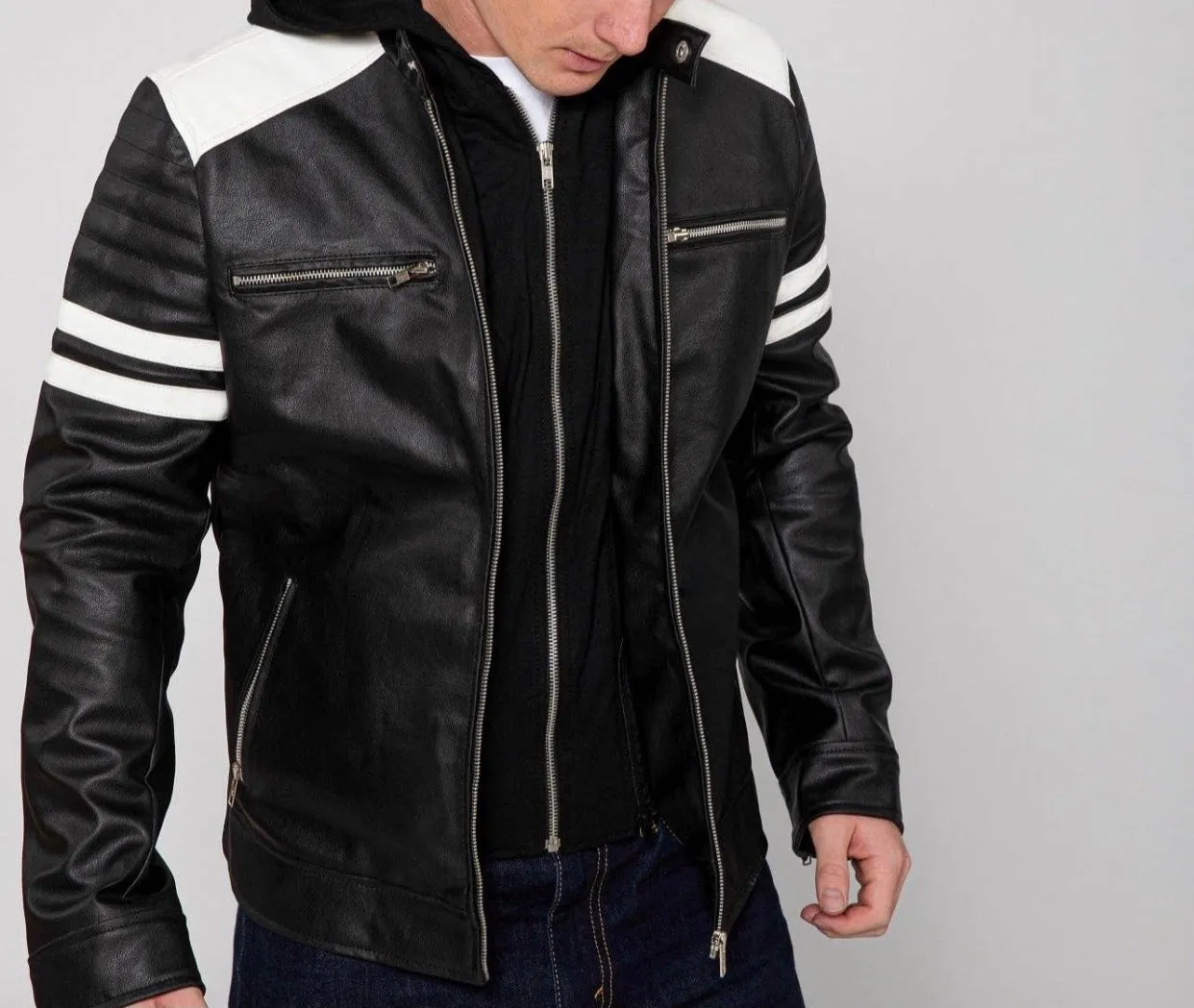 “Speedster” Leather Moto Jacket