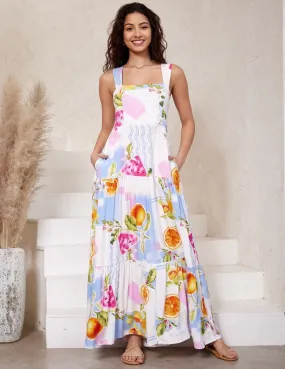 Summer Fruits Maxi Dress