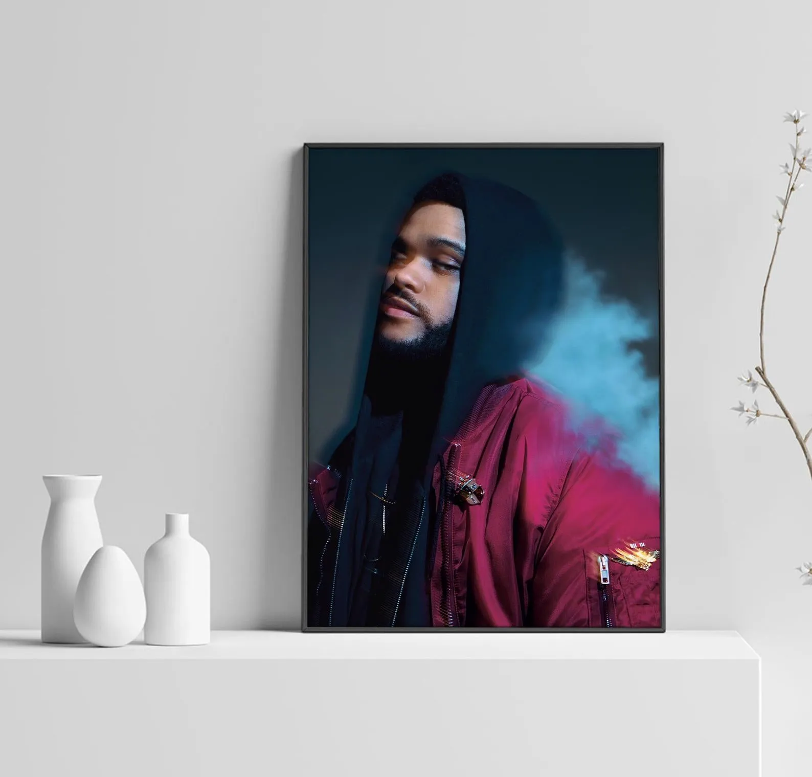 The Weeknd Poster, Xo Poster, After Hours Art, Home Decor, Rap Wall Art, Music Poster, Custom Poster, Canvas Poster, Rolled Canvas, Wall Art