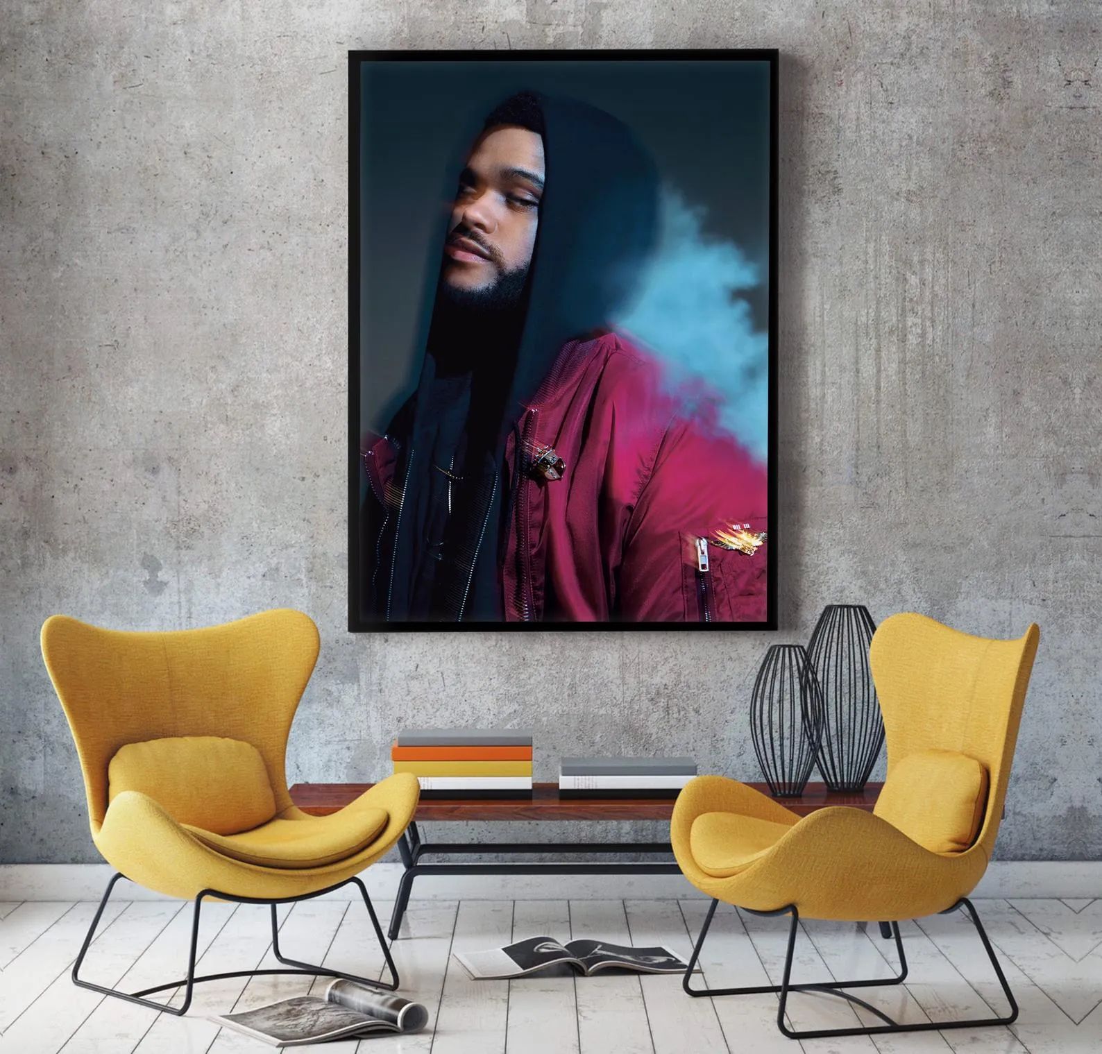 The Weeknd Poster, Xo Poster, After Hours Art, Home Decor, Rap Wall Art, Music Poster, Custom Poster, Canvas Poster, Rolled Canvas, Wall Art