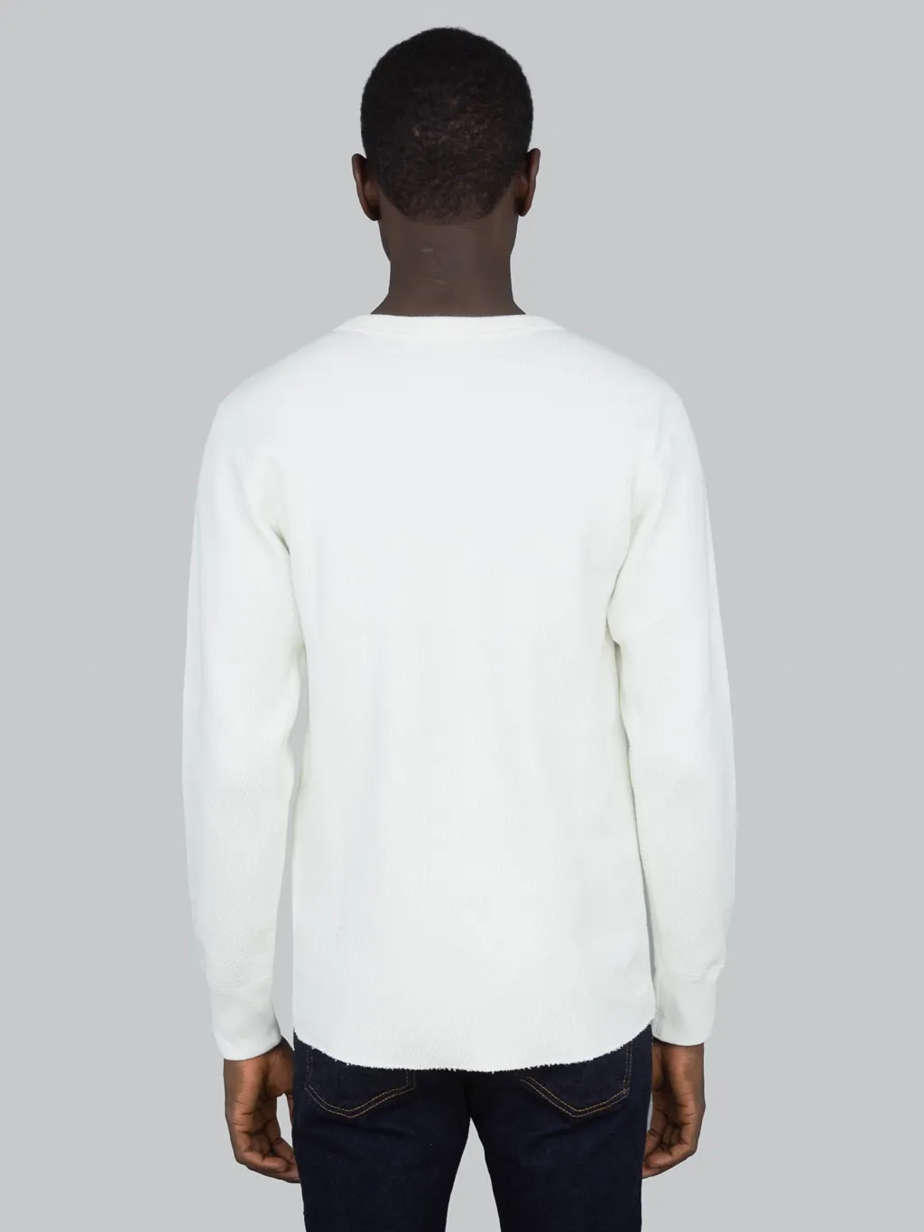 UES Double Honeycomb Thermal T-Shirt Off White