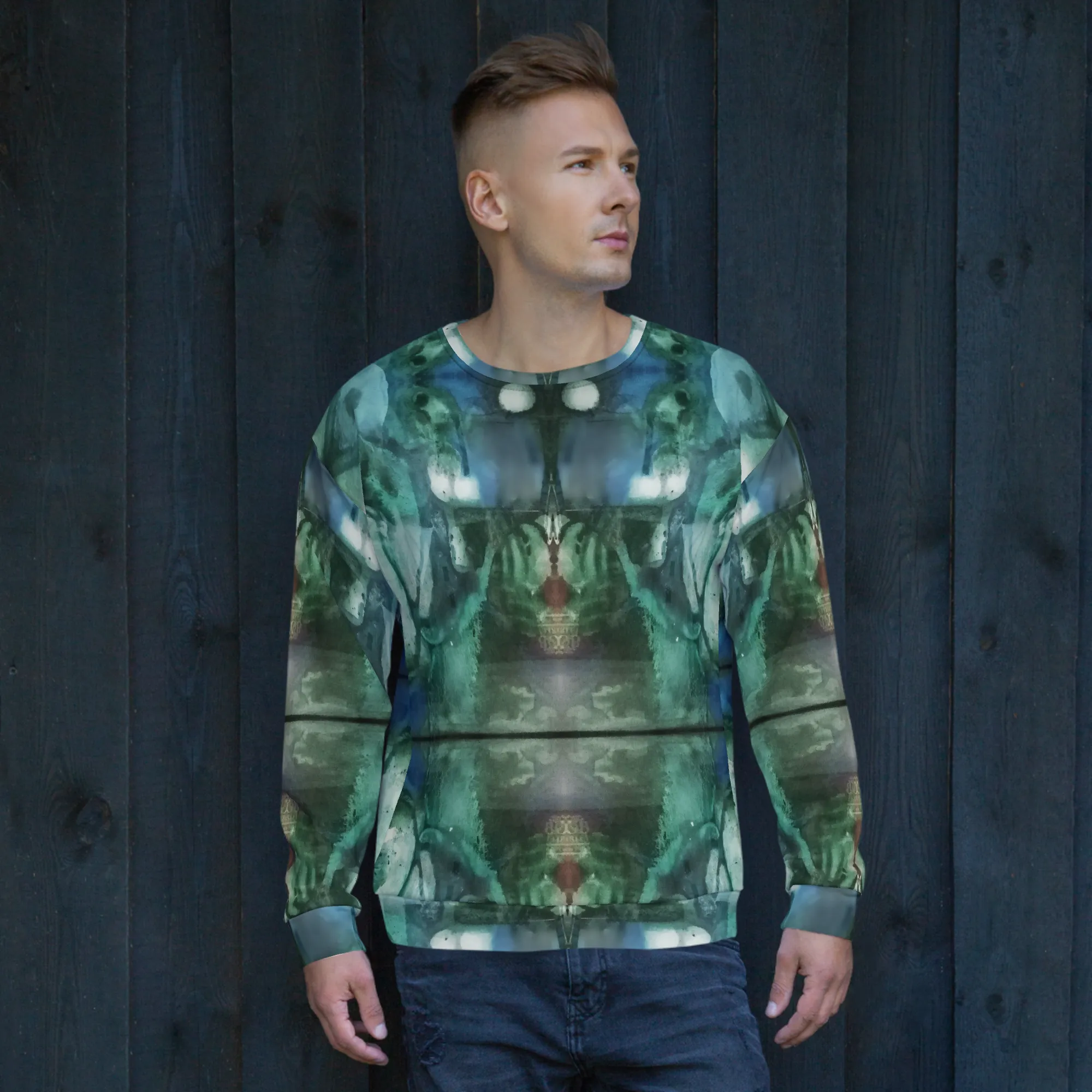 Unisex Crew neck, Topography