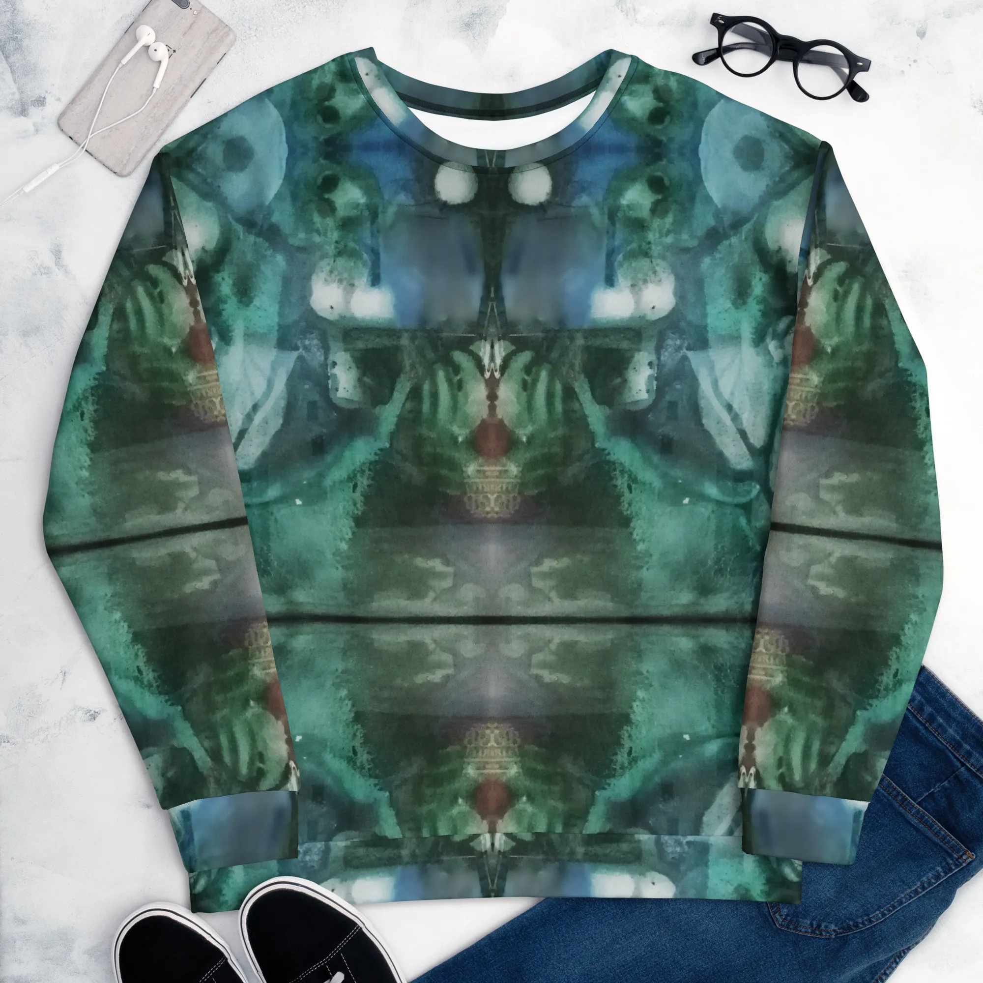 Unisex Crew neck, Topography