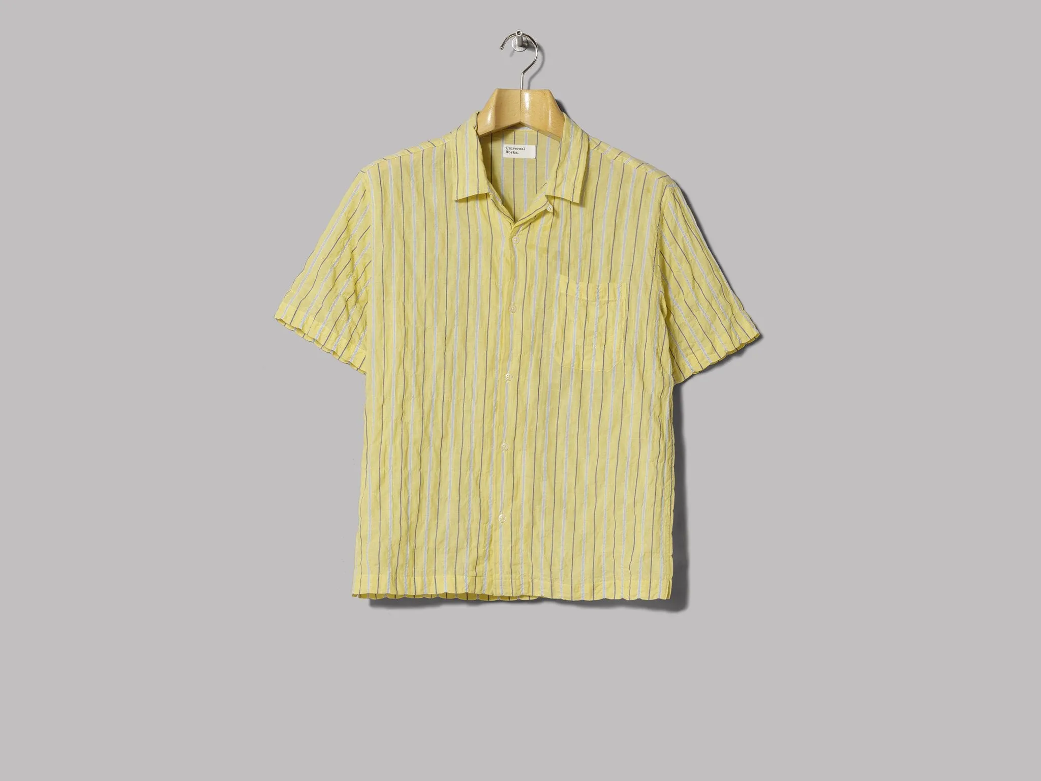 Universal Works Road Shirt (Ranch Yellow Stripe)