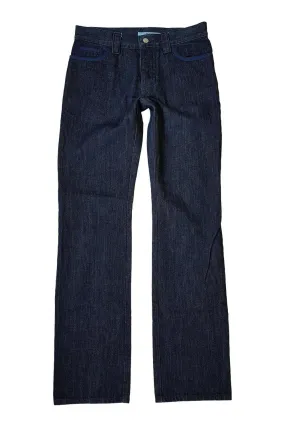 VALENTINO Red Straight Leg Dark Wash Jeans (IT 42)