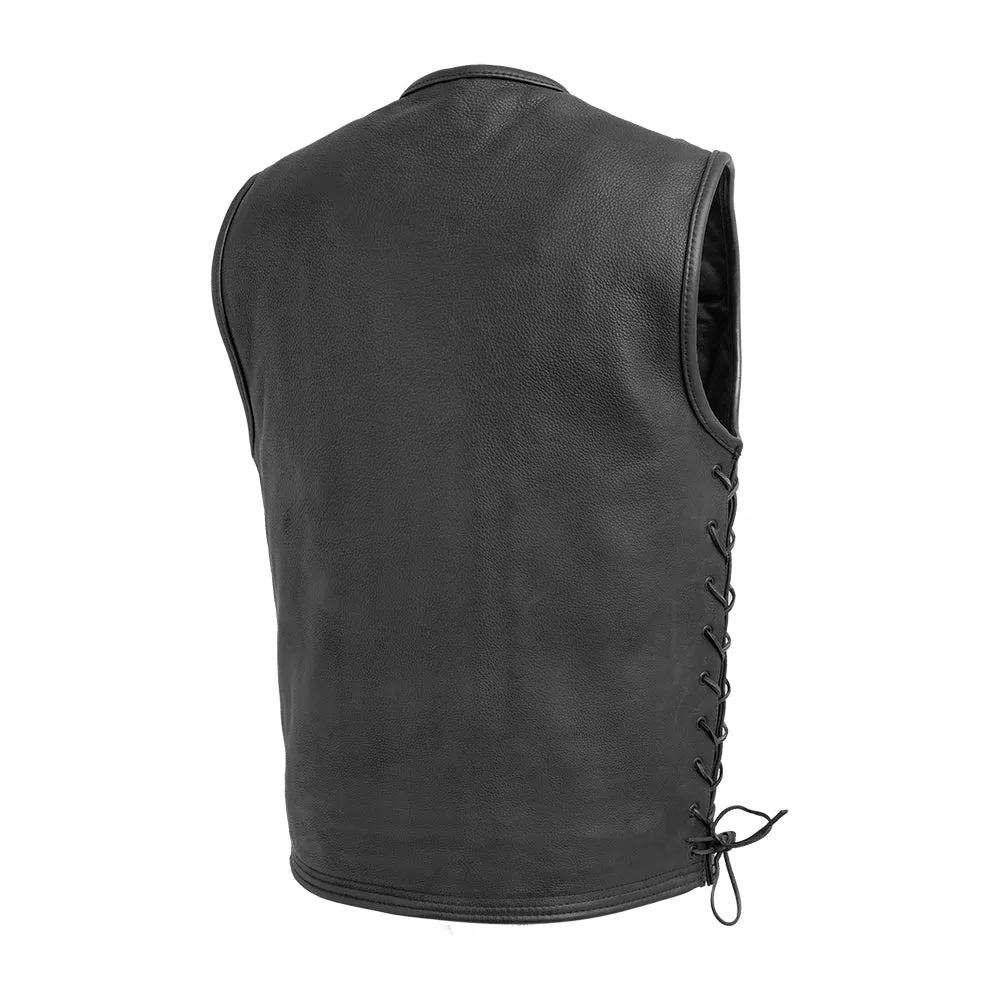 Venom Men's Motorcycle Leather Vest