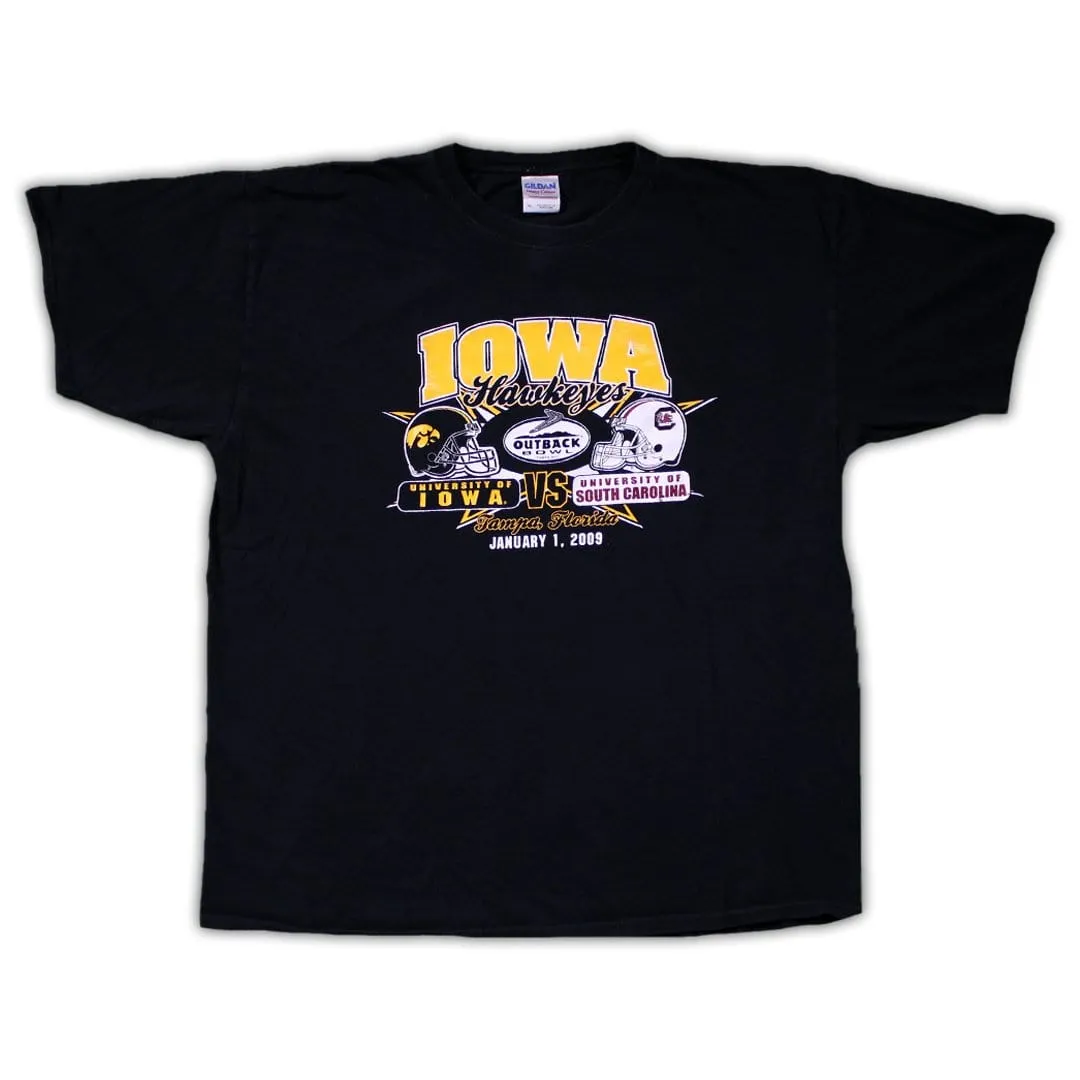 Vintage '09 Iowa v. South Carolina Outback Bowl Tee