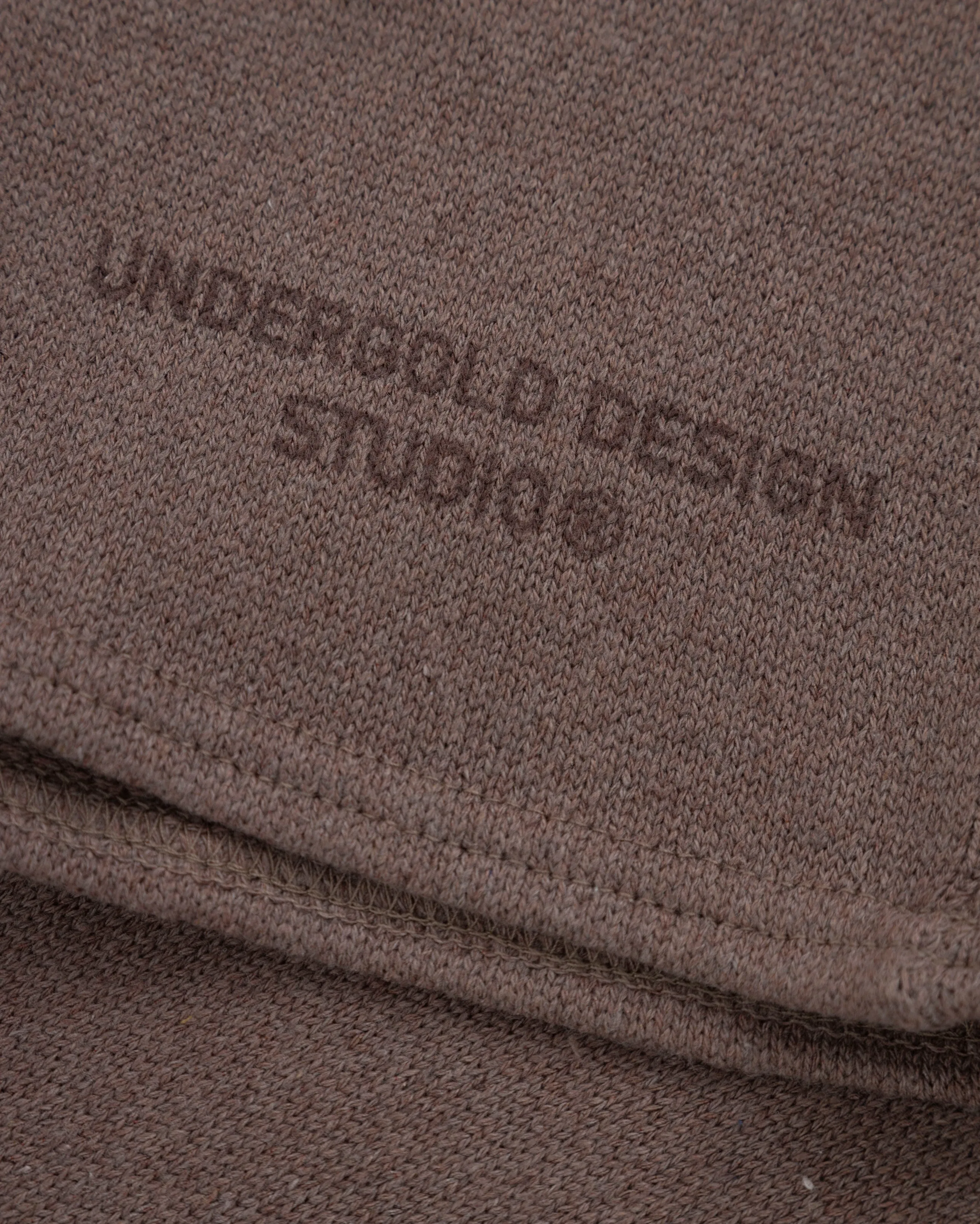 W Basics Undergold Design Studio Knit Short Brown