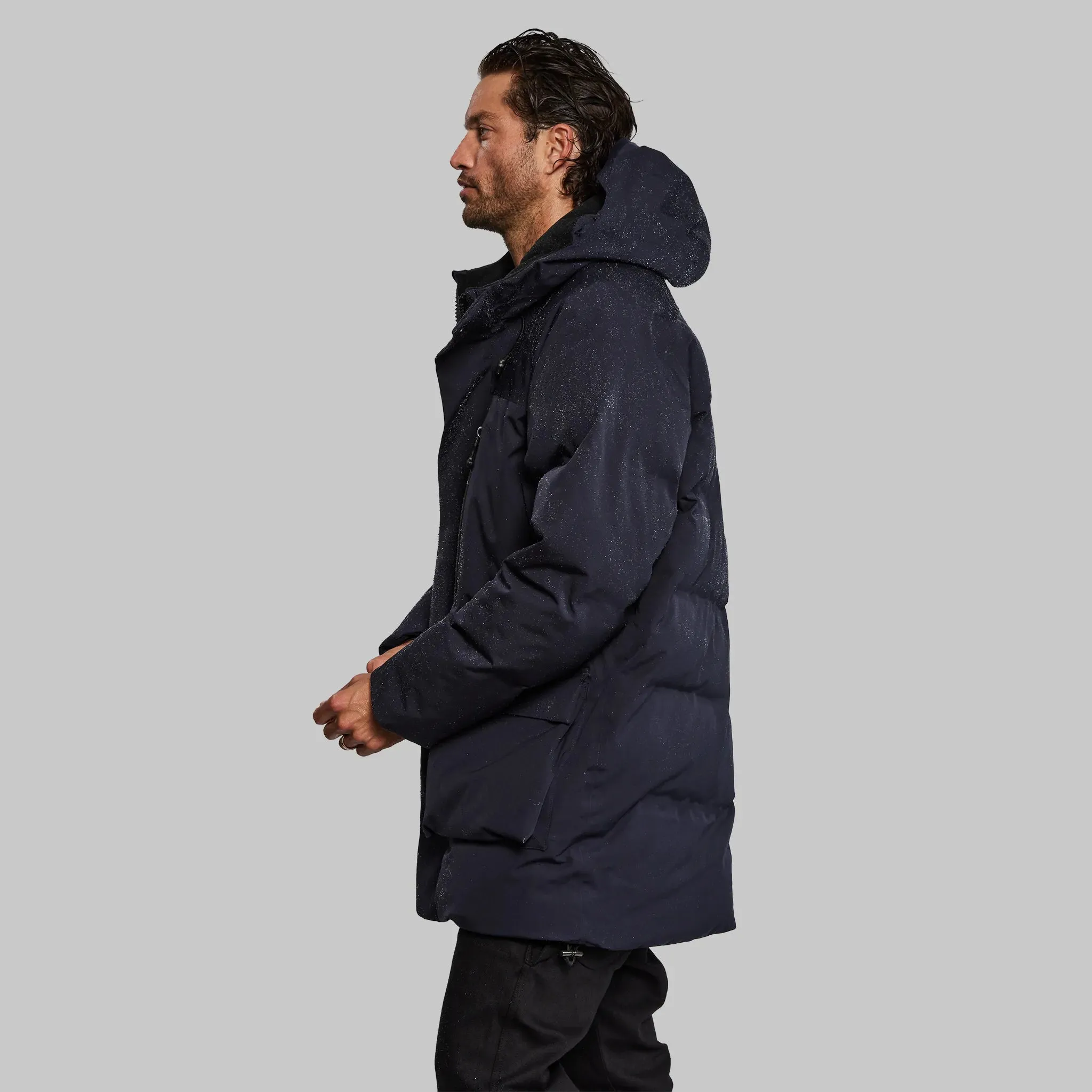 Waterfallproof Puffer. Navy edition