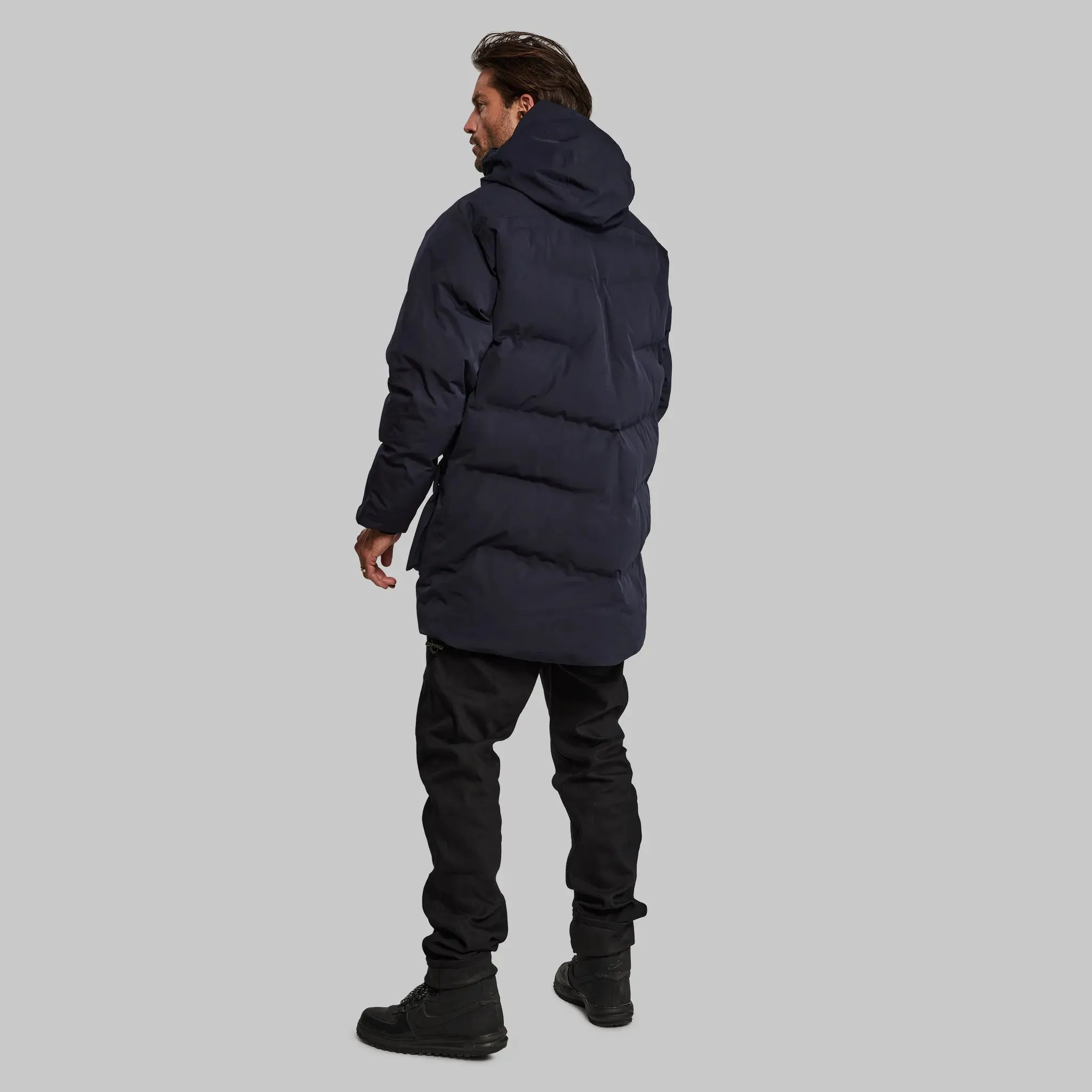 Waterfallproof Puffer. Navy edition