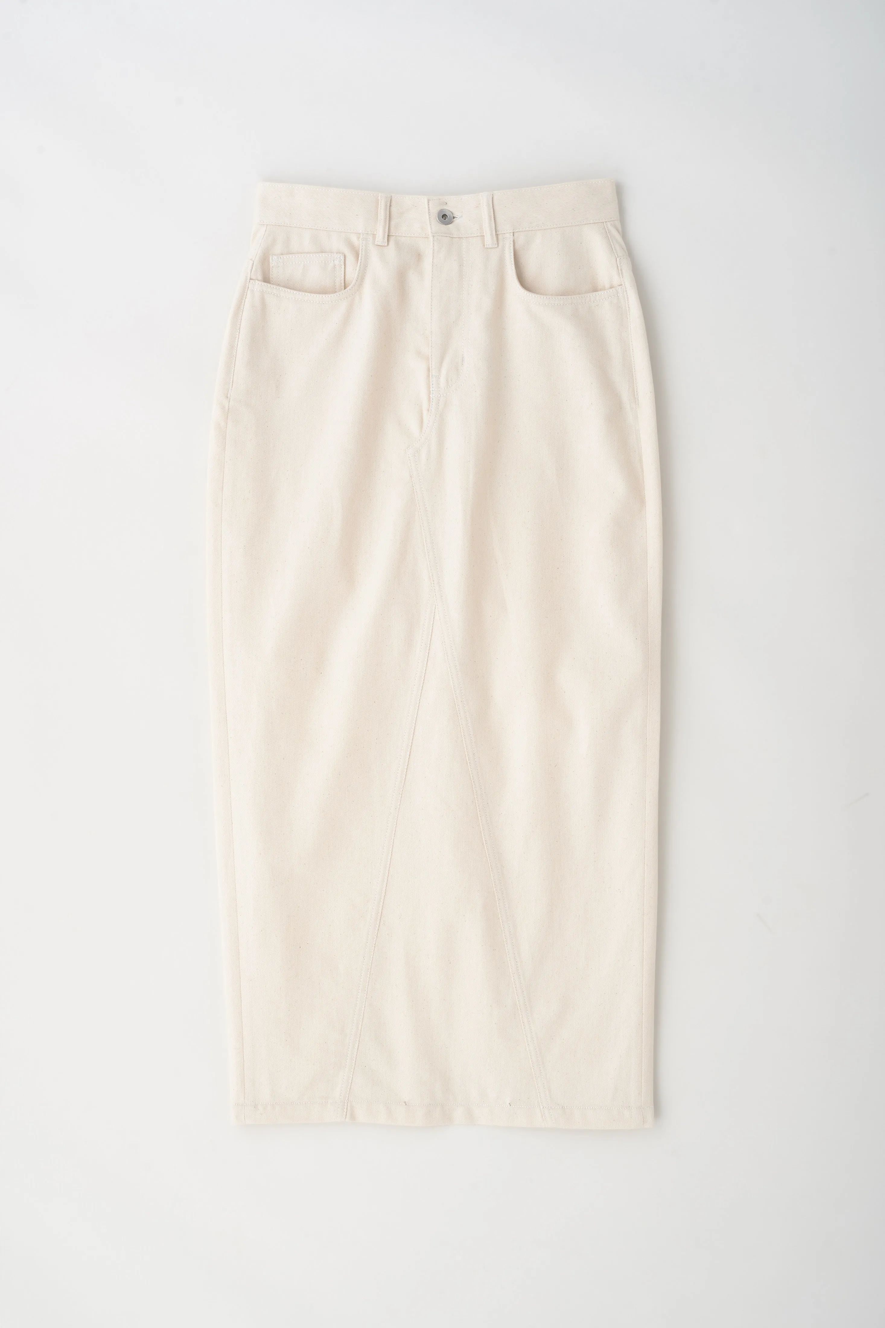 Women's Lily Denim Skirt in Natural